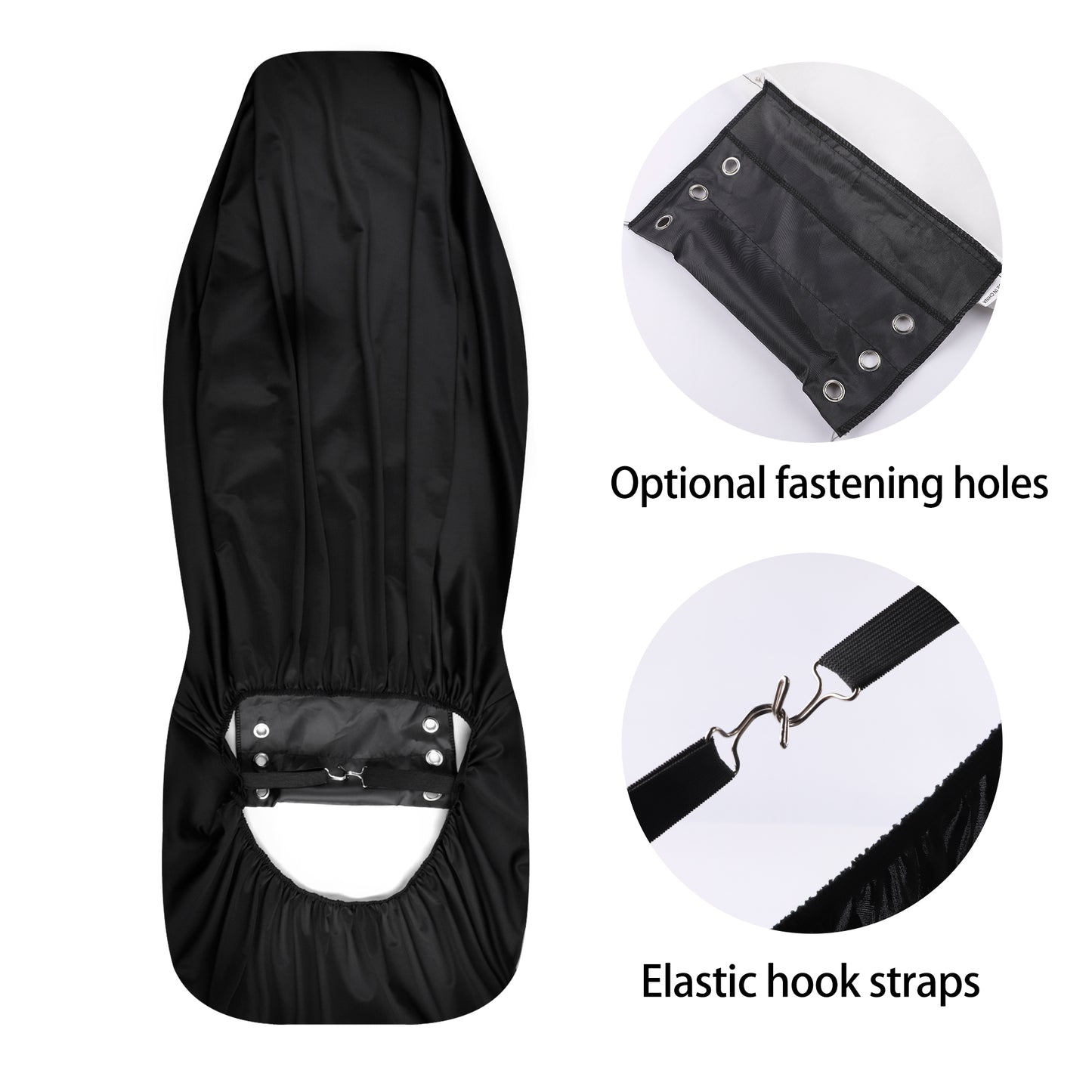 Soft and Lightweight Front Car Seat Covers with customrized cartoon (2pcs) Nissan Accessories VETC accessories تلبيس كراسي مع كاريكاتير مخصص نيسان فتك