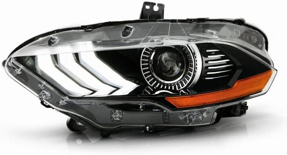 New Front Headlights Set for Ford Mustang 2018–2023 (Driver & Passenger)مصابيح أمامية لفورد موستانج 2018–2023 (سائق وراكب)