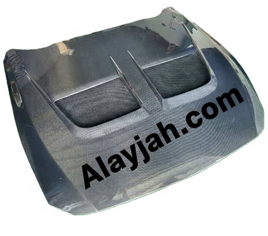 Ford Mustang 2024+ GT Dark Horse S650 GTD Style Carbon Fiber Front Hood Bonnet Engine Cover – Car Body Kit غطاء محرك أمامي من ألياف الكربون بتصميم GTD لسيارة فورد موستانج 2024+ GT دارك هورس S650 – مجموعة هيكل السيارة
