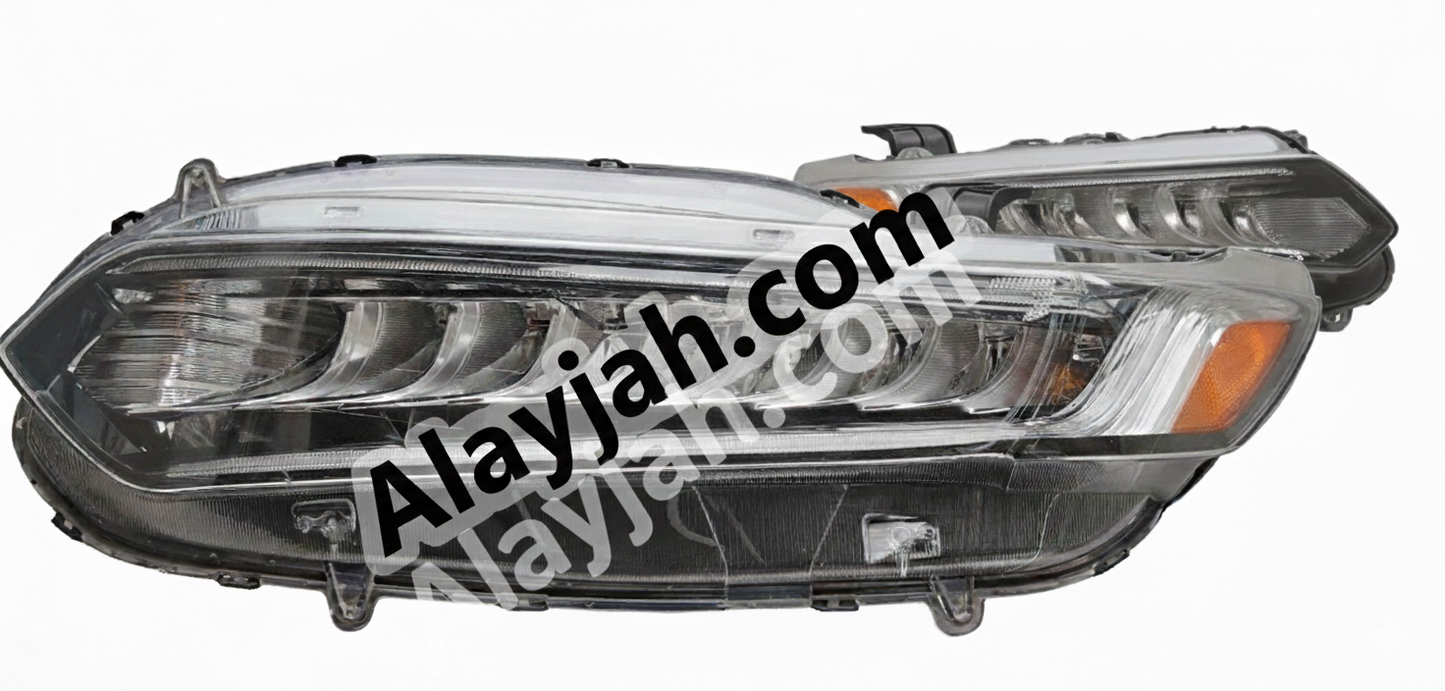 Used Genuine Honda Accord LED Headlight Assembly 1-piece 2018–2022 مصباح أمامي LED أصلي مستخدم هوندا أكورد 2018–2022 – تجميعة كاملة