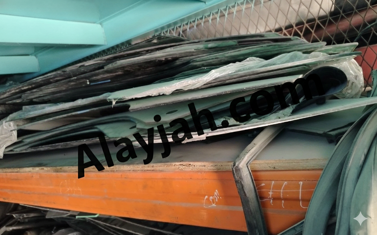 Used 2015–2023 Ford Mustang Driver & Passenger Side Door Window Glass - زجاج باب السائق والراكب الجانبي فورد موستنج 2015–2023 مستخدم
