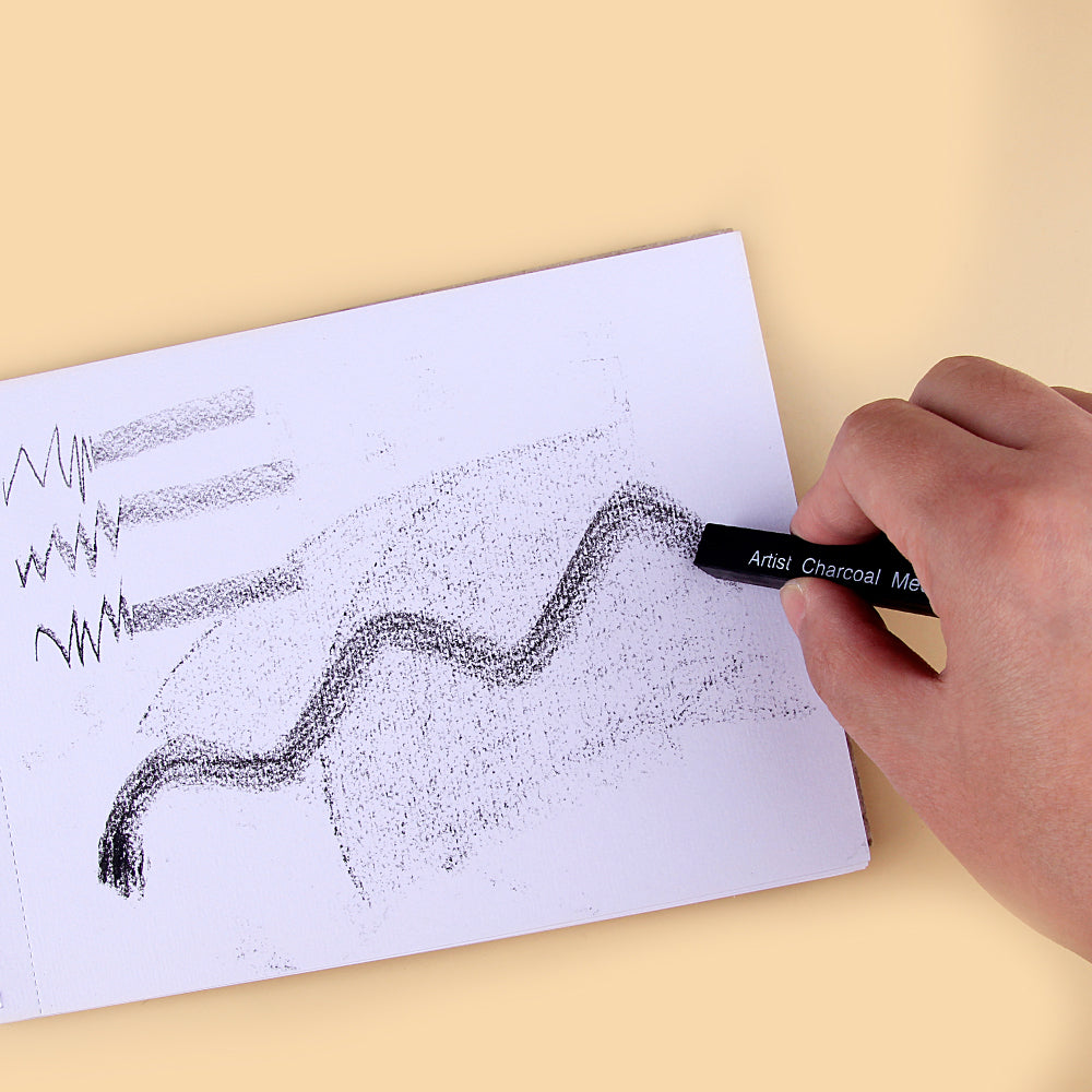 Alayjah, 6-Piece Graphite & Compressed Charcoal Pencil, Soft, Medium & Hard for Precise Sketching & ، 20100130أقلام رصاص غرافيت وفحم مضغوط مكونة من 6 قطع – ناعمة، متوسطة وصلبة للرسم والتظليل بدقة