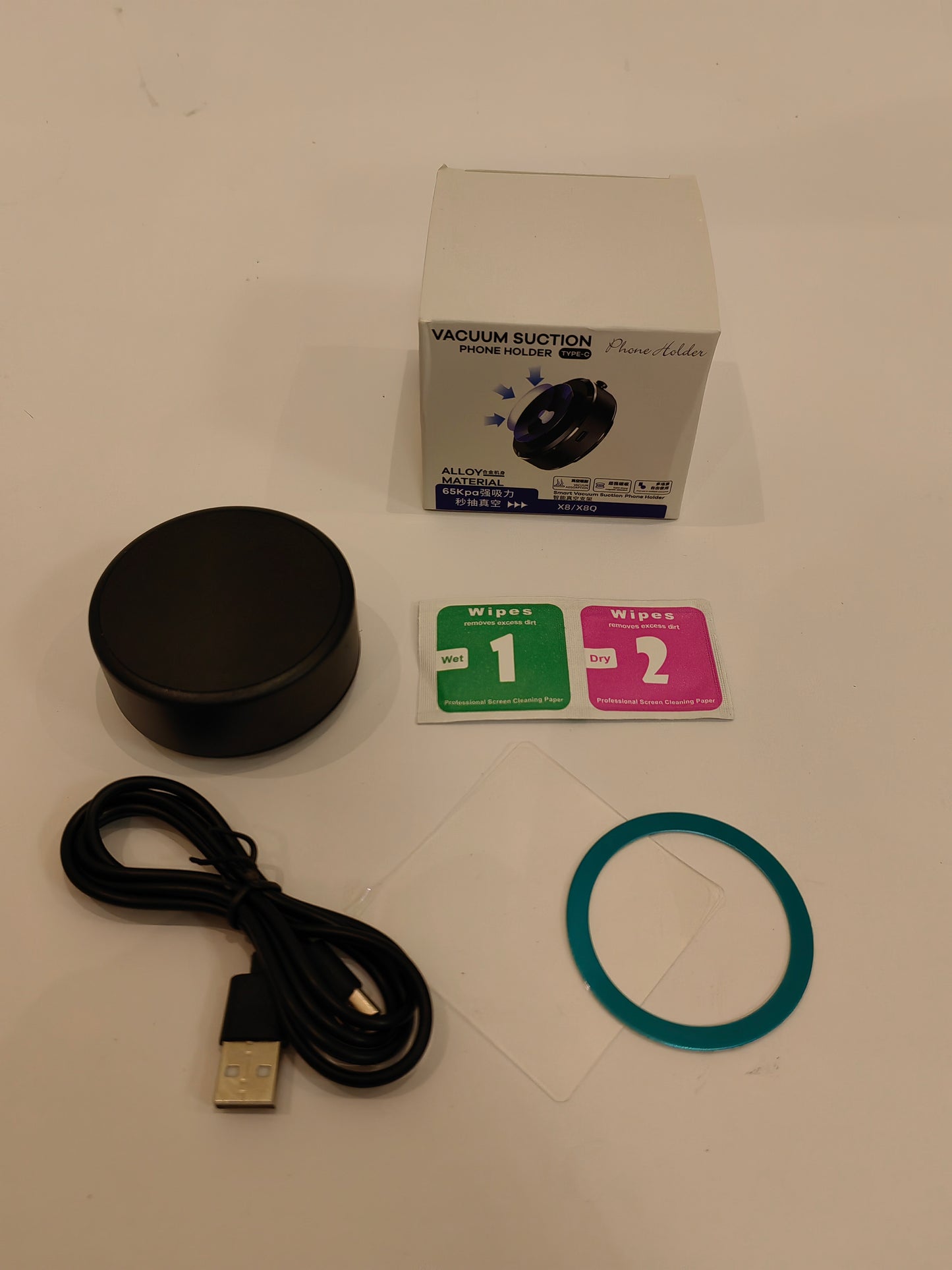 Mobile Magnetic Holder Vacuum حامل هاتف مغناطيس يعمل بالشفط