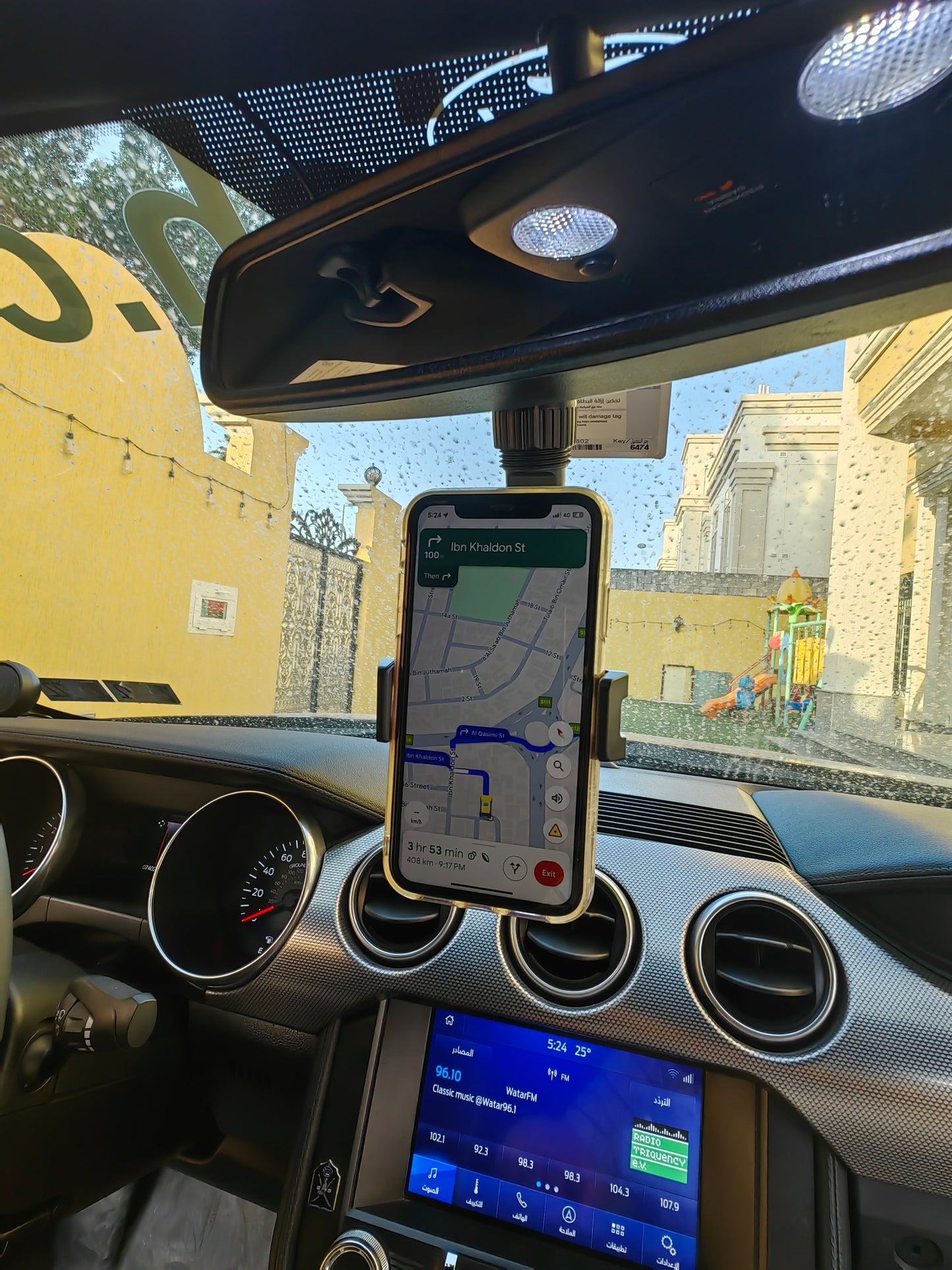 حامل هاتف مراة الرؤية الخلفية Phone Holder Rearview Mirror