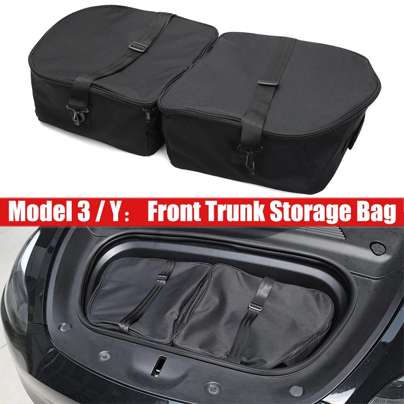 Front Storage Bag Tesla Model 3 Model Y 2016-2022 2021 شنط تخزين