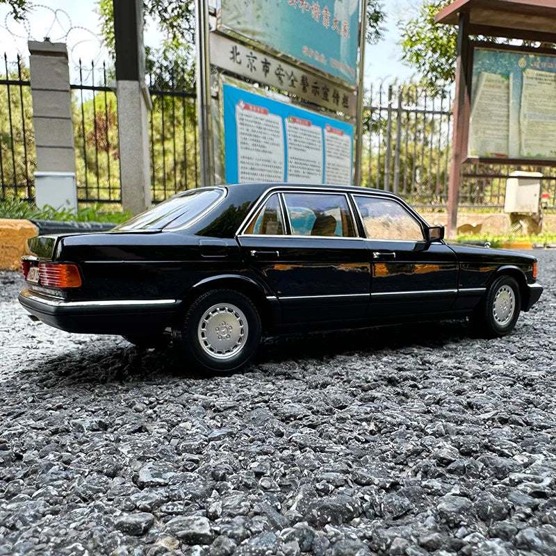 1:18 Mercedes accessoires 560SEL S class accessories1989 diecast نموذج مرسيدس اس كلاس كلاسيك