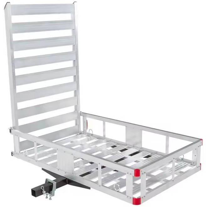 Alayjah, Heavy-Duty Aluminum Cargo Carrier with Apollo High Side Rails Assembled Hanger for Secure & Easy Load Handling ألايجاه، حاملة شحن قوية من الألمنيوم مع جوانب مرتفعة من نوع Apollo علاقة مجمعة لتحميل آمن وسهل