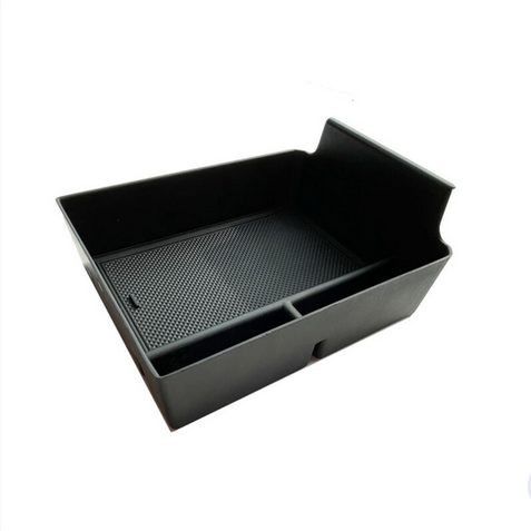 Alayjah, Center Console Organizer for Jetour Traveler T2, 1 Pc, Armrest Storage Box, Extra Space in Front of Armrest منظم الكونسول الوسطي لجيتور ترافلر T2، صندوق تخزين لمسند الذراع، تصميم أسود متين (Special Prices for Sellers اسعار خاصة للتجار )