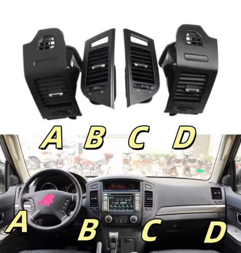AH912 Air Conditioner Vent Outlet for Mitsubishi Pajero/Montero V87-V98 (2007-2022), OEM Fit & Durable Design فتحة تهوية مكيف هواء AH912 لميتسوبيشي باجيرو/مونتيرو V87-V98 (2007-2022), تصميم متين بجودة أصلية