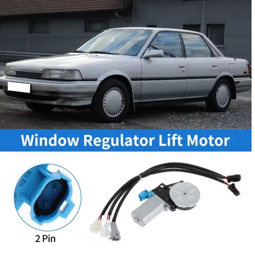 UXCELL Power Window Regulator for Toyota Cressida 1979-1992, Front Left Driver Side, 2-Pin, Durable & Reliable منظم زجاج كهربائي من UXCELL لتويوتا كريسيدا 1979-1992 ,جانب السائق الأمامي، 2 دبوس، متين وموثوق