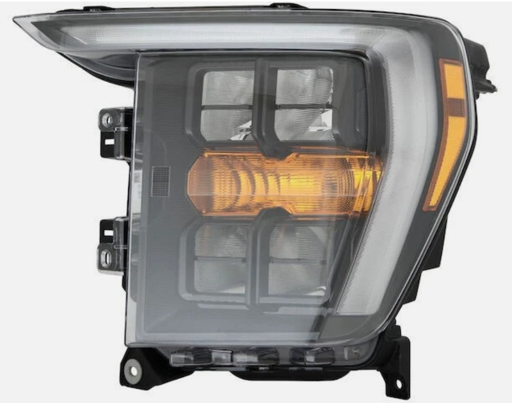 New Ford Raptor 2021–2023 Headlight Assembly – Driver & Passenger Side مجموعة مصابيح أمامية جديدة لفورد رابتر 2021–2023 – جهة السائق والراكب