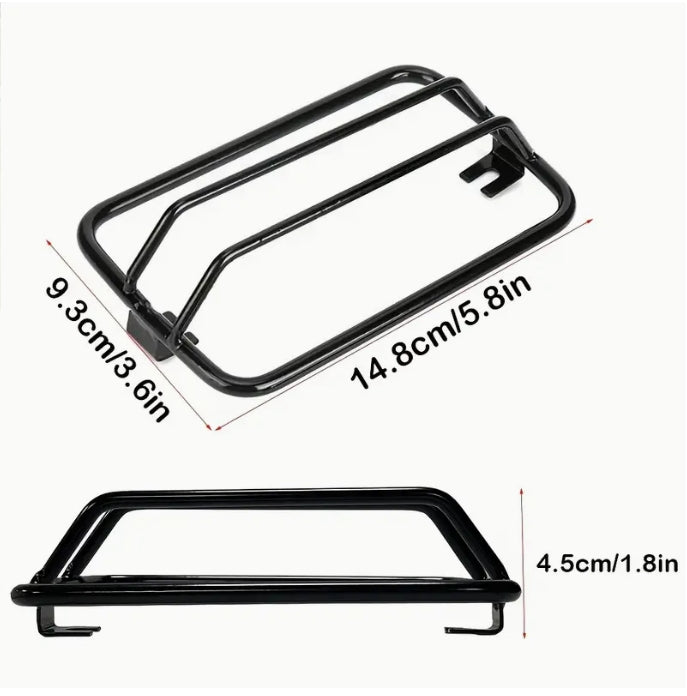 Black Turn Signal Light Grille Covers for Jeep Wrangler TJ 1997-2006 – Protective & Stylish Front Light Guard غطاء شبك أسود لمصابيح الإشارة لجيب رانجلر 1997-2006, حماية أنيقة للمصابيح الأمامية