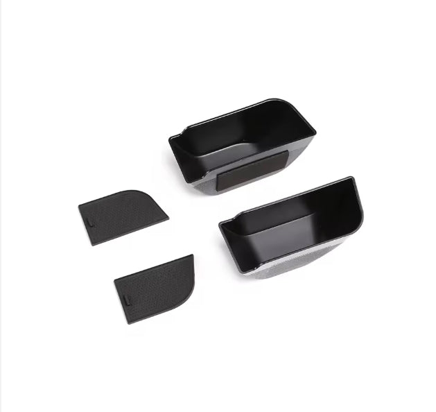 Land Rover Defender 90/110 (2020–2022) ABS Black Car Door Storage Box – Phone Tray Accessory صندوق تخزين باب السيارة أسود ABS مع حامل هاتف لاند روفر ديفندر 90/110 (2020–2022)