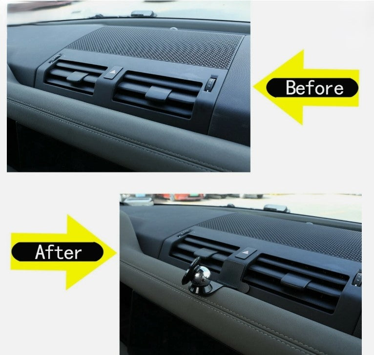 Land Rover Defender 2020–2022 Car Dashboard Phone Holder, Aluminum Alloy, Black, Durable & Secure Mount حامل هاتف للوحة العدادات لسيارة لاند روفر ديفندر 2020–2022 , من الألمنيوم الأسود، متين وآمن