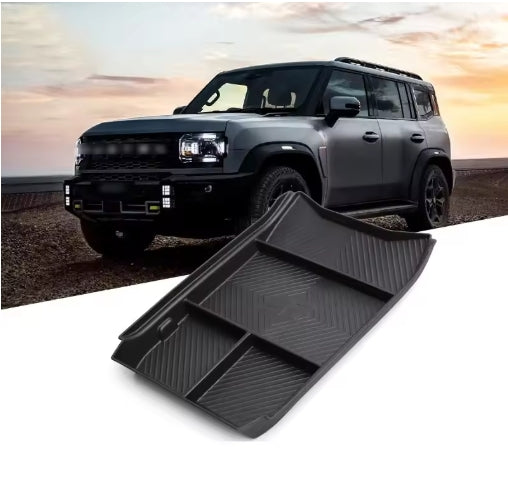 Car Center Console Organizer Storage Box for Chery Jetour T2 2023–2024, Interior Upgrade & Convenient Storage صندوق تنظيم وتخزين لوحدة التحكم الوسطى للسيارة لشيري جيتور T2 2023–2024, تحسين داخلية السيارة وتخزين مريح