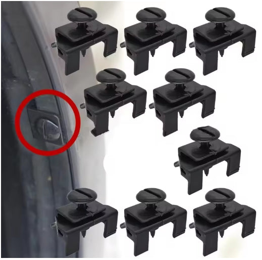 10X Front Bumper & Fender Retainer Clips for Toyota & Lexus, Easy Install, Secure Fit 10X مشابك تثبيت صدام أمامي وفندر للسيارات تويوتا ولكزس | سهولة تركيب وثبات قوي