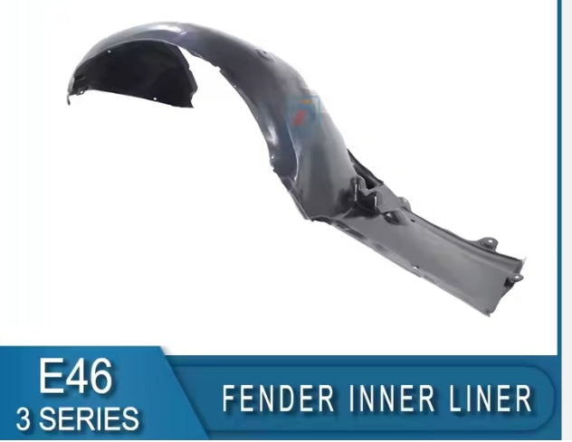 BMW 3 Series E46 Left Front Fender Inner Plate – Durable OEM Replacement Part 5171 7039 677 لوحة داخلية للرفرف الأمامي الأيسر لسيارة بي إم دبليو الفئة 3