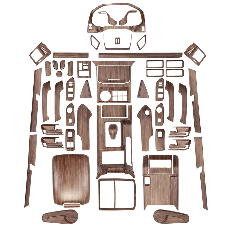 2014-2021 Toyota Prado Wood Interior Decoration تخشيب لداخلية تويوتا برادو
