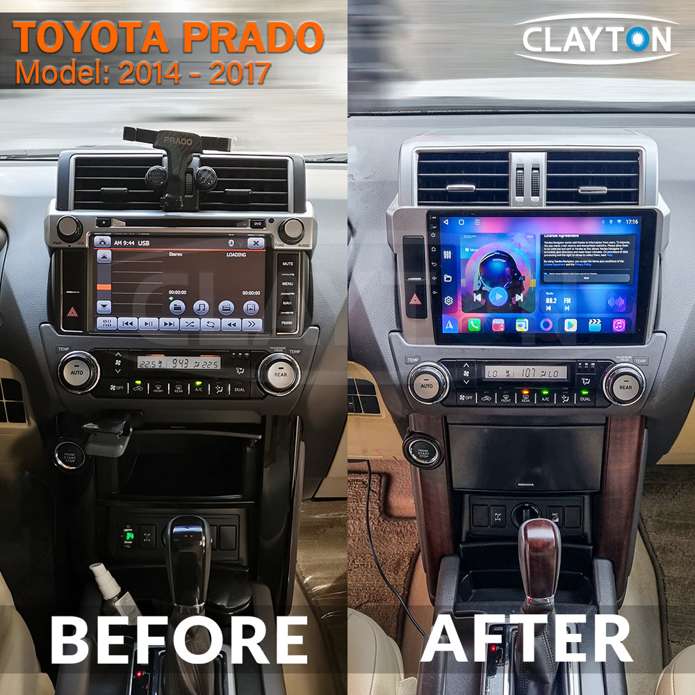 ضمان سنة فريم و شاشة تويوتا برادو 1 Year Warranty Monitor and frame Toyota Prado 2014-2017