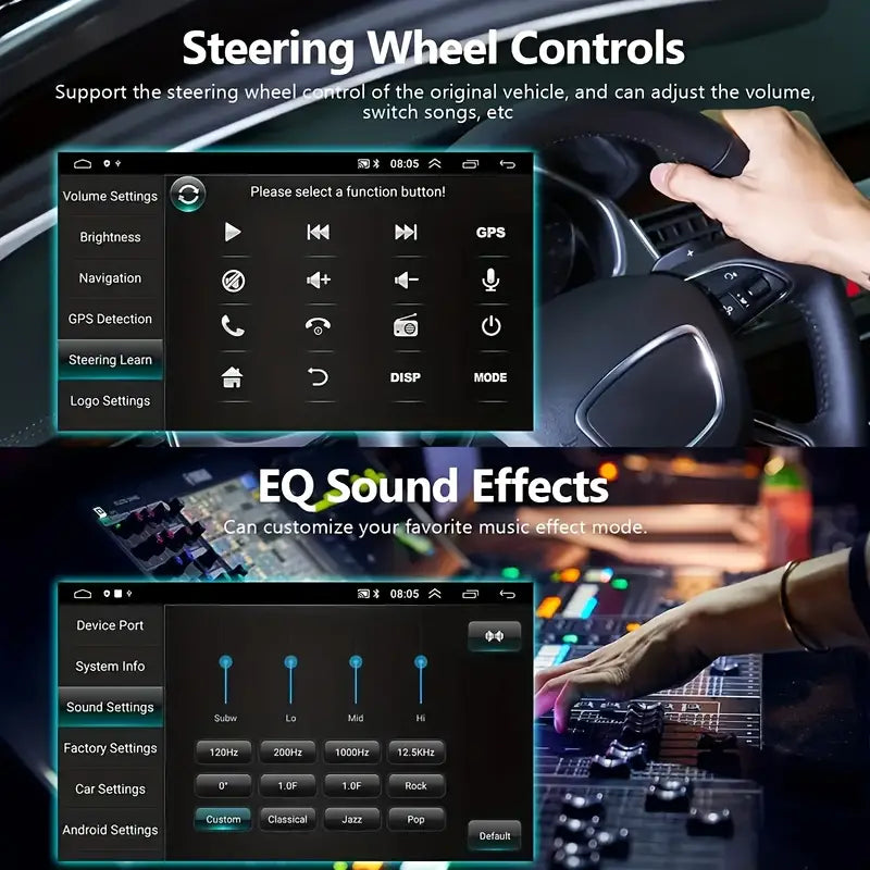 2+64GB Android 12 Radio 9” HD Compatible with AUDI A6 2002-2006 شاشة ترفية اندرويد 12 اودي