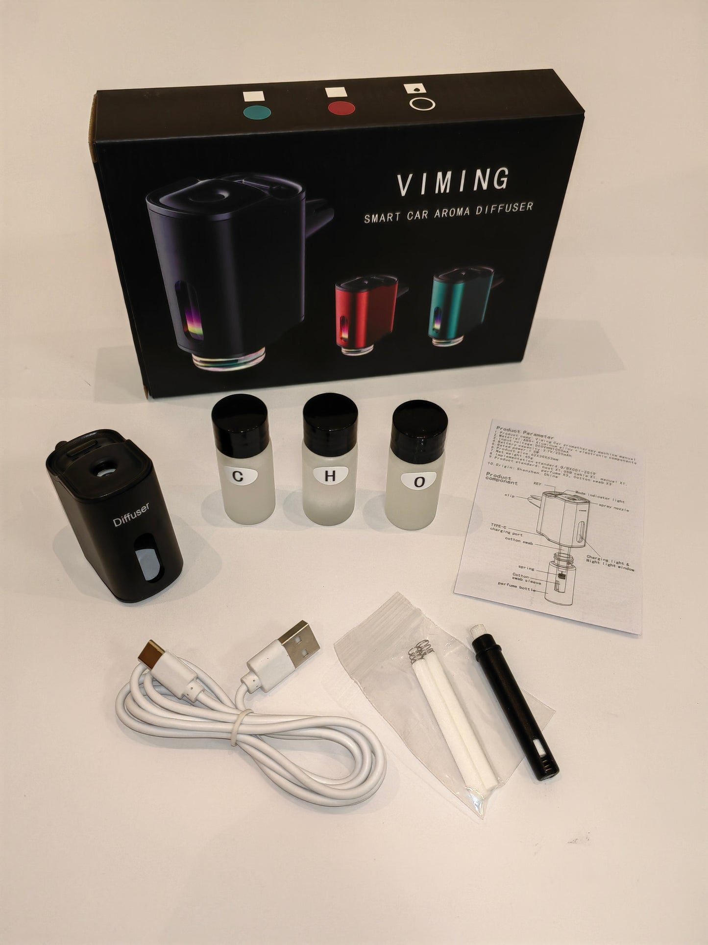 معطر سيارة اتوماتك على مكيف السيارة Car Aroma, Car Spray Air Freshener automatic at car AC,10800040