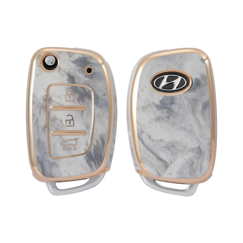 غطاء مفتاح هيونداي ملون color Key Cover for Hyundai Venue Aura Creta Grand i10 Nios Xcent i-20 Elite i20 3 Buttons