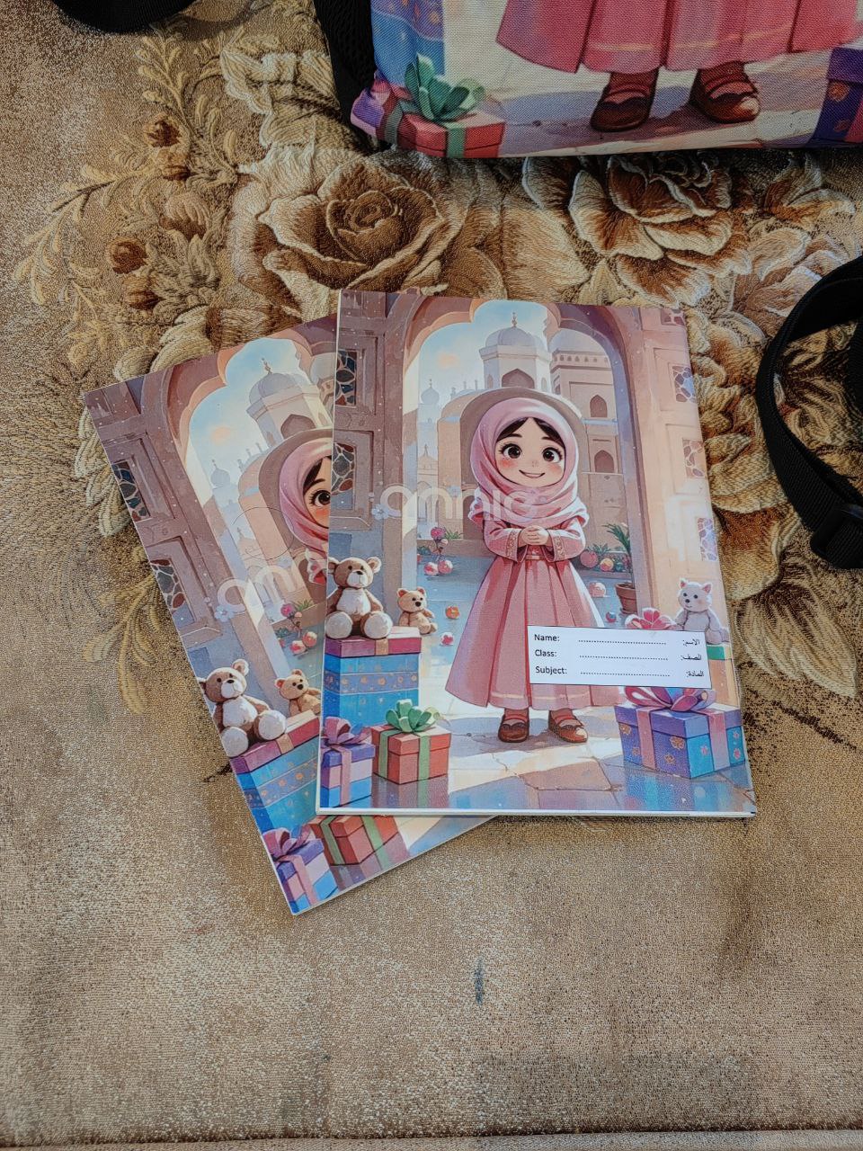 Custom School Notebooks with Your Child’s Caricature – Let Them Shine at School! 6 Note Books دفاتر مدرسية مخصصة برسمة كاريكاتير لطفلك – تميّز لا يُضاهى في المدرسة 6 دفاتر