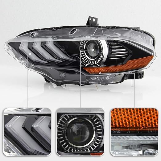 Ford Mustang Headlights 2018–2023 – LED Front Lights