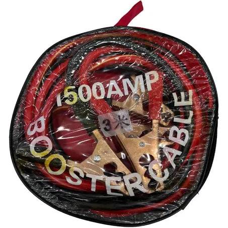 1 Year Warranty Car Jump Battery Charge Cable Wire Emergency Booster 1500AMP Safety,10700080 ضمان سنة سلك كيبل واير شحن بطارية سيارة اشتراك