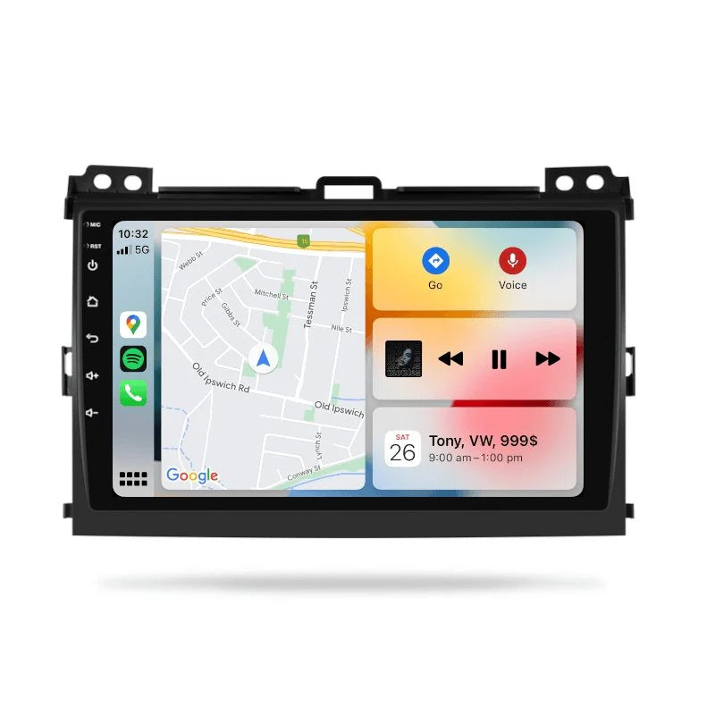 فريم + شاشة تويوتا برادو ضمان سنة 1 Year Warranty Monitor and Frame Toyota Prado 2003 – 2009