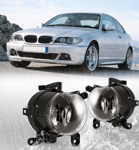 BMW E46 Coupe 1999-2005 Fog Lights Pair  بي ام دبليو كوبيه طقم كشافات ضباب