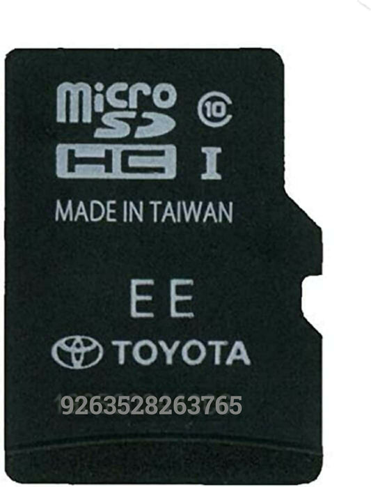 Memory Card Navigation Map GCC 2024 compatible with Toyota ميموري خرائط تويوتا اصدار 2024 مع كاربلاي