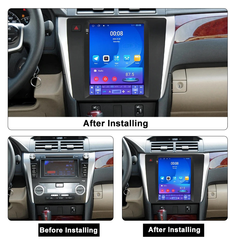 1 Year Screen and Frame Toyota Camry 2012-2016 ضمان سنة شاشة وفريم تويوتا كامري