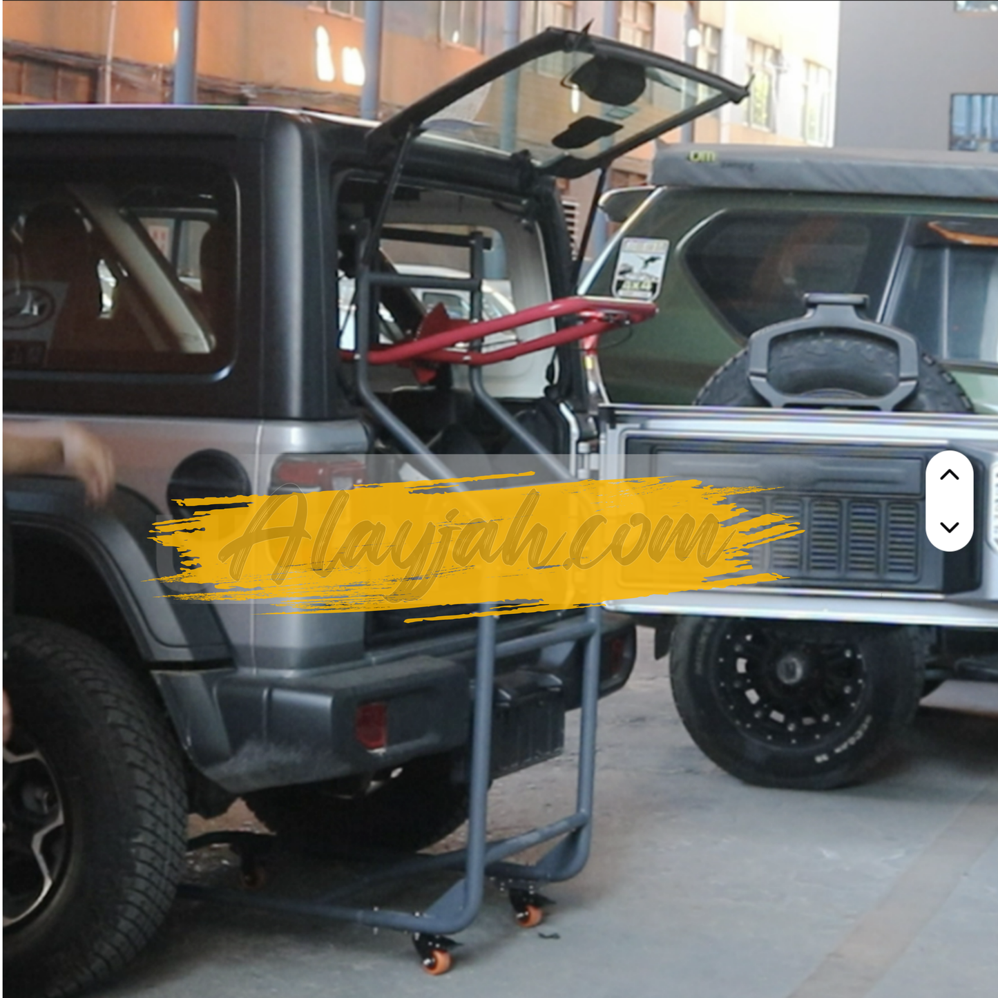 Enjoy Freedom Hard Top Roof Lifter Compatible with Jeep Wrangler 1997-2025, Heavy-Duty & Adjustable استمتع بالحرية رافعة سقف صلب متوافقة مع جيب رانجلر 1997-2025، قوية التحمل وقابلة للتعديل