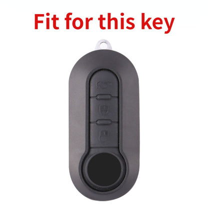 TPU Car Flip Key Case Cover Shell for FIAT 500, Ducato, Punto, Panda, Lancia Musa, Citroen Jumper, Peugeot Boxer غطاء مفتاح فيات بيجو