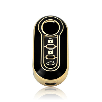TPU Car Flip Key Case Cover Shell for FIAT 500, Ducato, Punto, Panda, Lancia Musa, Citroen Jumper, Peugeot Boxer غطاء مفتاح فيات بيجو