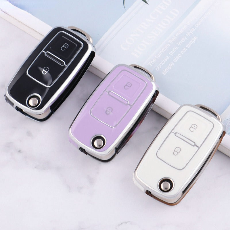 TPU Car Key Case Cover Shell For VW For Volkswagen Amarok Golf 4 5 6 MK4