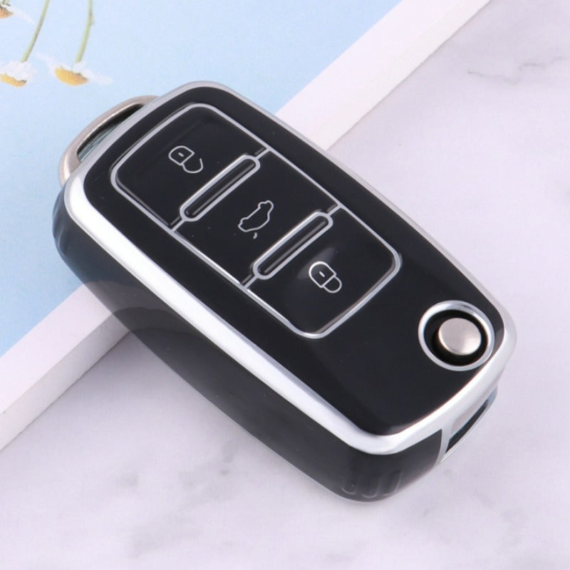 TPU Car Key Case Cover Shell For VW For Volkswagen Amarok Golf 4 5 6 MK4