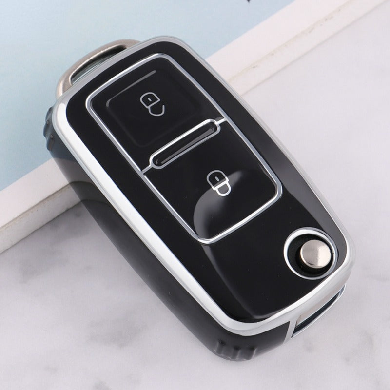 TPU Car Key Case Cover Shell For VW For Volkswagen Amarok Golf 4 5 6 MK4