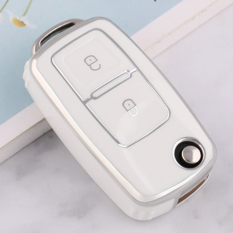 TPU Car Key Case Cover Shell For VW For Volkswagen Amarok Golf 4 5 6 MK4