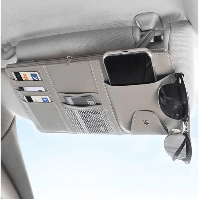 Sun Visor Card Organizer Holder Business Card Holder Pocket Organizer  Sunglasses خاجب الشمس حامل ومُنظِم البطاقات