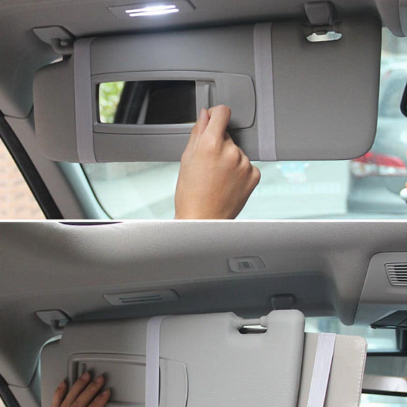 Sun Visor Card Organizer Holder Business Card Holder Pocket Organizer  Sunglasses خاجب الشمس حامل ومُنظِم البطاقات