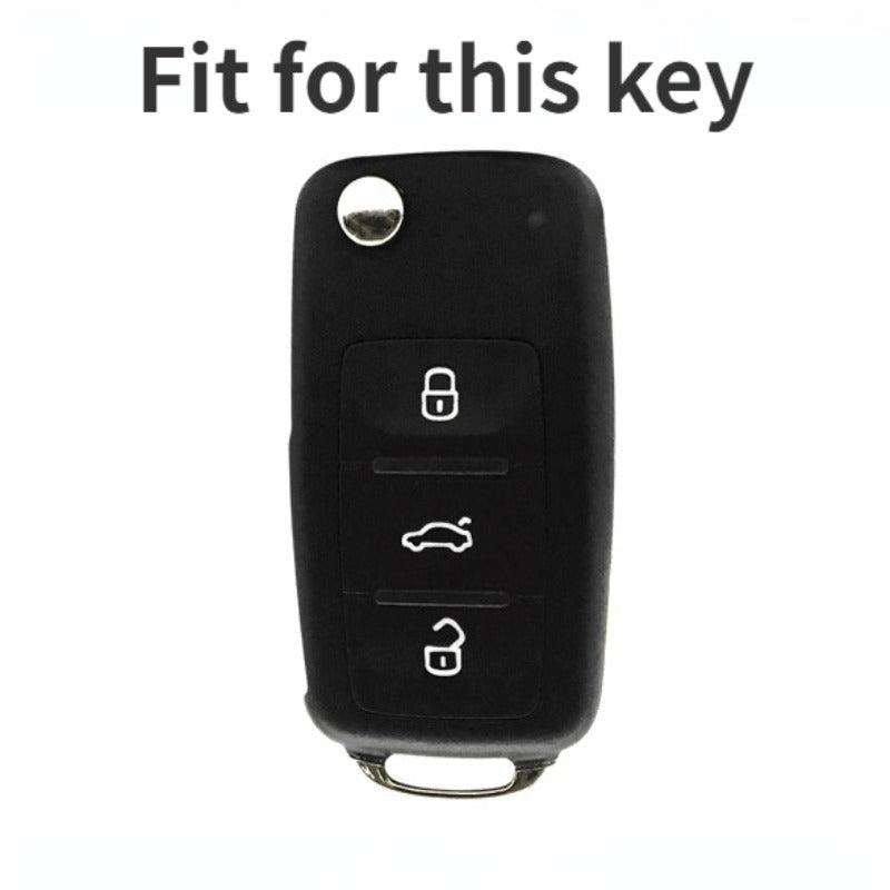 Key Case Cover  For VW For Bora Polo Tiguan Jetta Passat B5 B6 B7 Golf Beetle Skoda Octavia غطاء مفتاح فولكفاجن سكودا