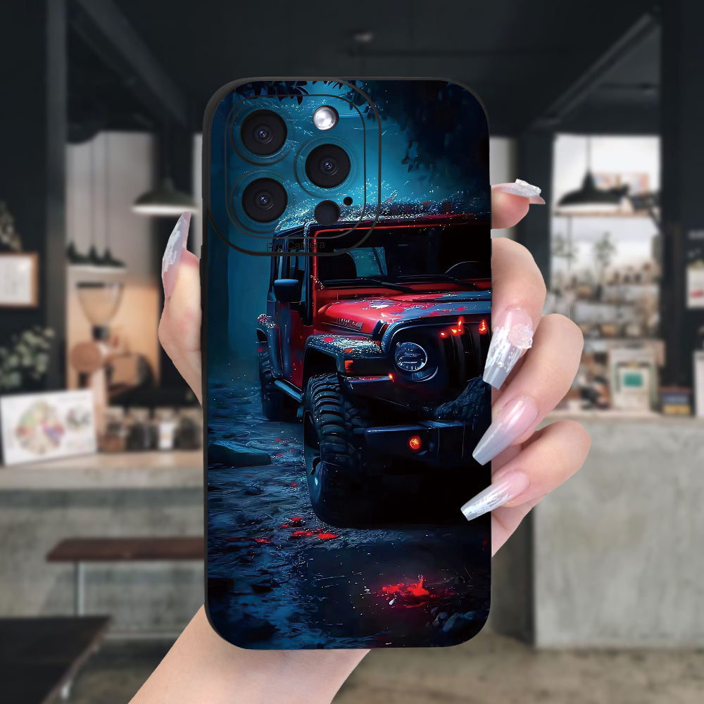 Creative Design Car Print iPhone Case حافظة آيفون بطبعة سيارة بتصميم مبتكر