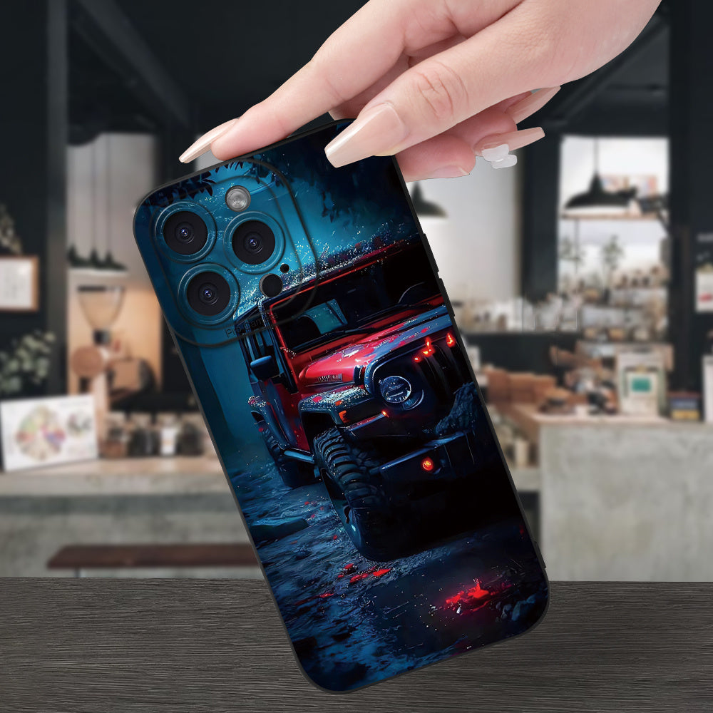 Creative Design Car Print iPhone Case حافظة آيفون بطبعة سيارة بتصميم مبتكر