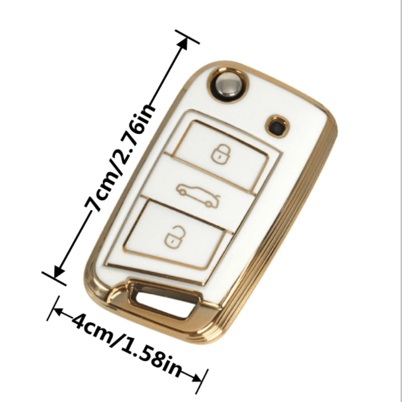 Tpu Car Key Cover For Sagitar, Bora, Tiguan L, Lavida, Magotan, Golf 7, Polo, Tanyue, Tanying