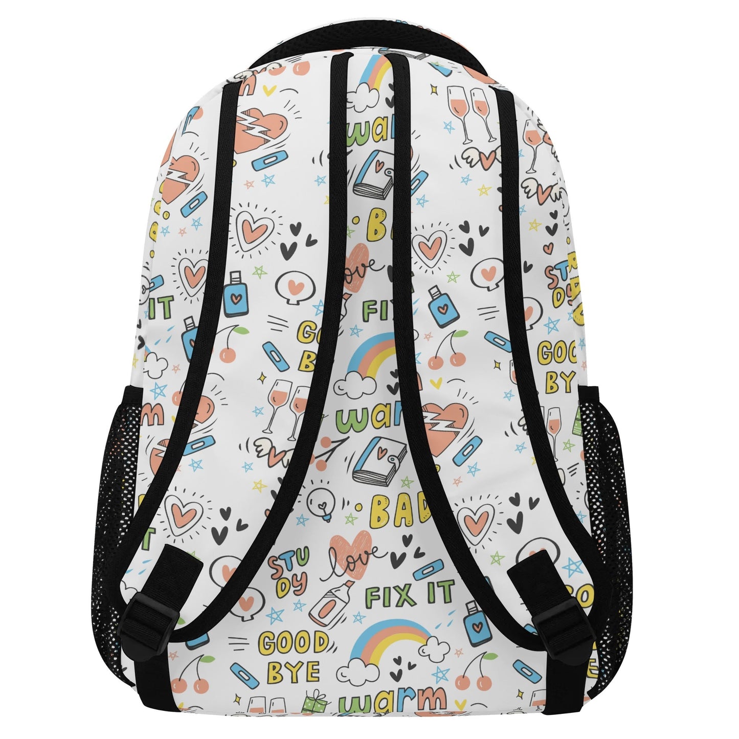 New 15 Inch Casual Style School customized Backpack شنطة مخصصة على كيفك