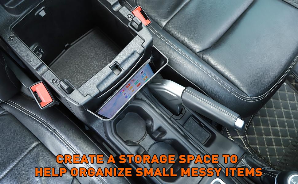 Center Console Compatible with Jeep Wrangler Gladiator 2018-2021 صندوق تخزين وسطي جيب رانجلر جلادياتر