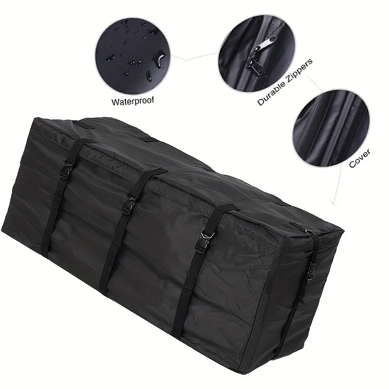 Light Rain And Sun Proof Car Luggage Bag 420/600D Outdoor SUV Foldable حقيبة أمتعة سيارة مقاومة للمطر الخفيف والشمس قابلة للطي للسلة والرحلات والسفر