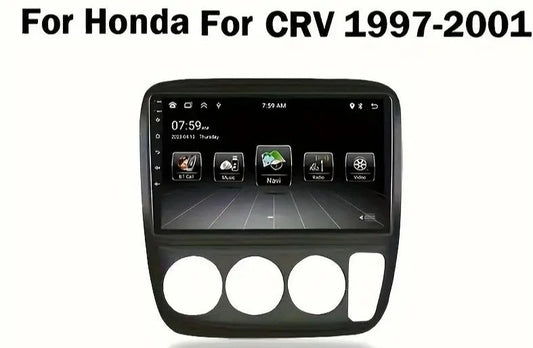 One year Warranty Android 12 HD Carplay combatable with Honda CRV 1997-2001شاشة اندرويد 12 مع كاربلاي ضمان سنة هوندا